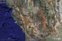 Map of cluster CGW