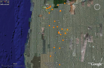 Map of cluster OCW