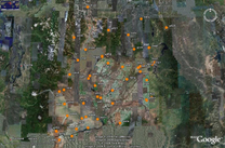 Map of cluster WCO