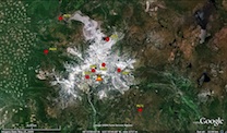 Map of cluster volcano-lassen-proximal