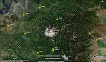 Map of cluster volcano-rainier-distal