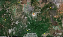 Map of cluster volcano-shasta-distal