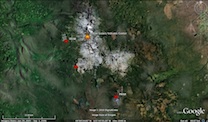 Map of cluster volcano-ts-proximal